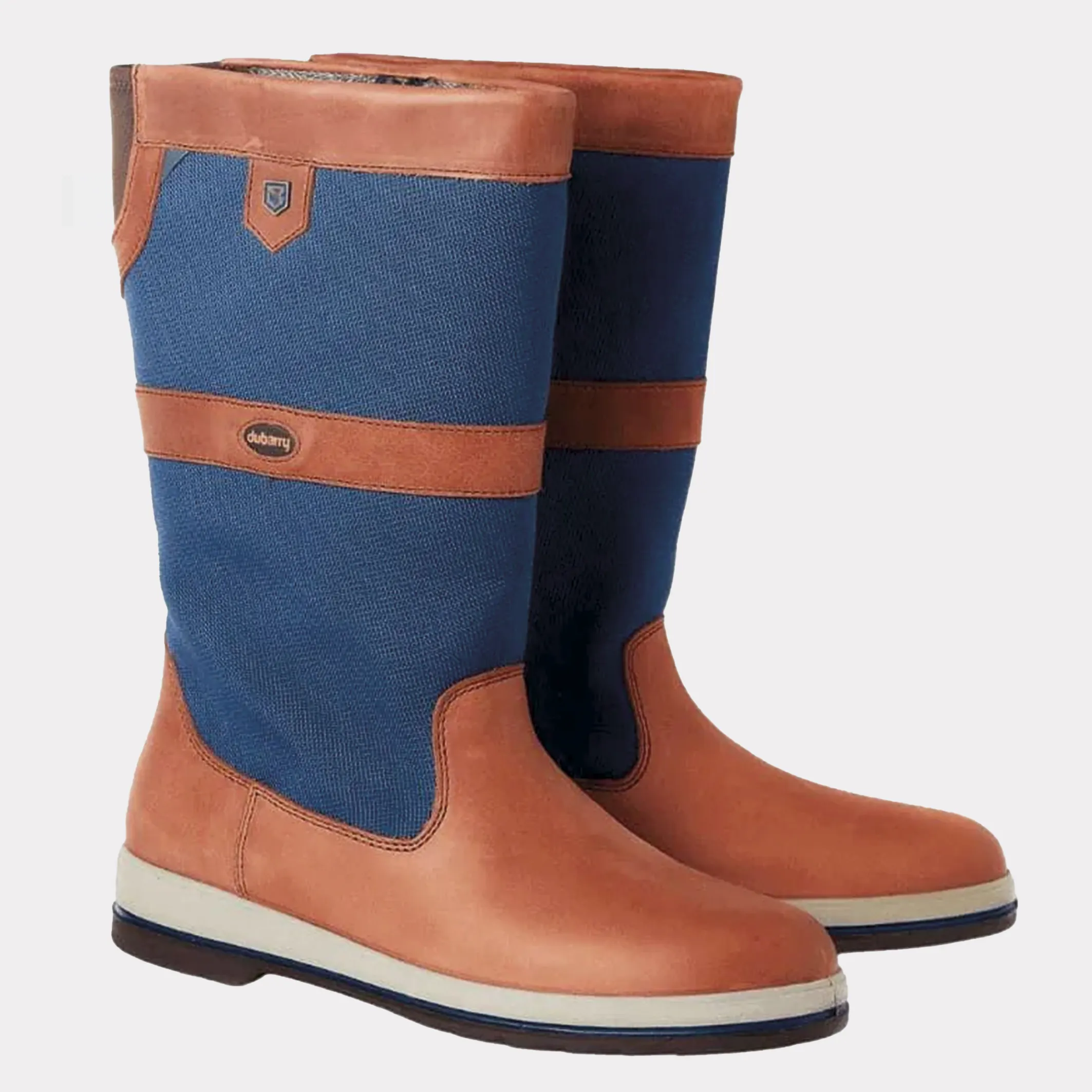 Botes de navegació Dubarry Shamrock per a home – blau marí/marró 2